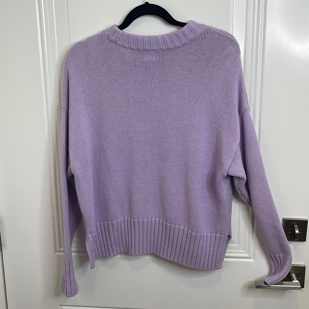 Light Purple Knit Sweater - A New Day - Large